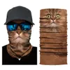 Cão bonito cão animal gato leão pescoço aquecedor tube scarf face protetor de face headband snowboard bicicleta headwear acessórios