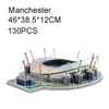 Quebra-cabeças Para Crianças Arquiteturas de Quebra-cabeça 3D Stadium Stadium Stadium Modelo Jogos Construção Brinquedos Educativos Presentes X0522