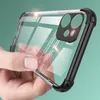 Phone Cases Transparent Rugged Clear TPU PC Shockproof Phone Cases for iPhone 13 12 Mini 11 Pro Max XR XS 6 7 8 Plus