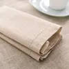 12pcs linen Party Table Cloth Dinner Napkin Restaurant Home Wedding Linen Fabric Napkins 4 Size196p