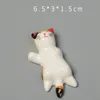 Loverly Cute Cat Ceramic Chopstick Hållare Dinnerware Rack Heminredning Handikraft Ornamenter Penhållare Tabellverktyg