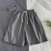 Hommes Shorts décontractés Simple mâle été solide respirant basique piste Joggers confortable tout-match coréen tendance Ulzzang Chic maison quotidien Men244m