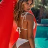 Maillot de bain femme Sexy Triangle Bikini ensemble 2021 maillot de bain couleur unie string Biquini brésil costume plage femme