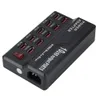 Multi Port Charger 5V / 12A 10/12 Порт USB Зарядное устройство Адапта интеллектуальные зарядки для смартфонов Tablet Tablet Camera