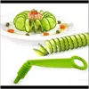 Obst Gemüse Küche, Esszimmer Bar Hausgarten Drop Lieferung 2021 1 Stück Klinge Handhobel Cutter Gurke Karotte Kartoffel Gemüse Spirale Kn