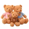 30 cm bonito colorido laço urso boneca brinquedo brinquedo urso crianças aniversário de presente travesseiro casa sala de estar quarto
