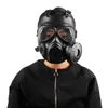 Casque de Sport en plein air Double filtre masque à gaz CS tactique armée transpiration garde faciale avec ventilateur protéger les casques de cyclisme