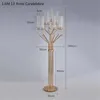 Décoration de fête 13 Heads Boldle Bollants Luxury Wedding Table Central Centro Walkway Flower Stand Candlesticks Home El Hall Stage Can7897545
