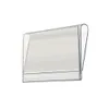 Plastique PVC étiquette de prix signe étiquette affichage Clip support clair supermarché magasin bois verre étagère montage 100pc