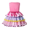 Girl's Dresses Baby Girls Colorful Candy Tutu Dress Kids Birthday Party Cosplay Costume Children Fashion Carnival Lollipop Donut Ball Gown 2