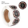 500pcs/roll Thank You Stickers Handmade Circle Stationery Sticker Seal Labels Self-Adhesive Paper Kitchen Label for Gifts