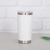 Kupalar 20oz Çift Duvar Buz Bira Termal Kupa Paslanmaz Çelik İzoleli Yalıtımlı Tumbler Kahve Seyahat Kupası Lid2303