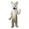 Halloween husky wolf maskot kostym hög kvalitet skräddarsy tecknad anime tema tecken unisex vuxna outfit jul karneval fancy klänning