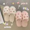 cute Cartoon Peach Plush Women Slippers Winter Home Warm Furry Footwear Fashion Autumn House Slides Female Flip Flops 210928