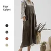 Корейский стиль сплошной цвет белья фартук большой размер регулируемые M-XL кнопки формы кухонные приготовления одежды подарок для женщин шеф-повар 210622