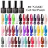 Nagelkonstpaket Limegirl Multiple Color Gel Polish Set 80 Colors Semi Permanent UV LED LACK SOAK OFF LACKERS BASE TOP COER3846527