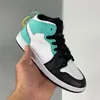 مرحلة ما قبل المدرسة عالي OG Shadow Kids Basketball Shoes Dark Mocha Mocha Pine Green Pink Quartz Silver Toe Neborn Baby Infant Thoudler Teddler Sneader Small Big Boys Girls Sneakers