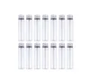 50ml Clear Flat Plast Teströr Flaska med Aluminium Skruvkåpor Candy Cosmetic Travel Lotion Containers SN5939