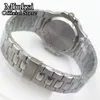 42mm Silverväska Sapphire Glass Fit ETA 2836 Miyota 8205 8215 821A Mingzhu DG 2813 3804 Seagull 1612 Rörelse