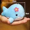12CM New Cute Animal Dolphin Plush Toy Small Pendant Keychain Bag Decoration Accessories Doll Children Boy Girl Gift G1019