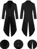 Vestes Femmes Femmes Hommes Manteau Tailcoat Veste Gothique Robe Uniforme Costume Praty Outwear Mode Chaud Hiver Tops Plus Taille M835 #