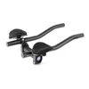 Cycling Handlebar Aero Bar Bicycle Relaxation Handle Triathlon MTB Road Bike Arm Rest Aerobar TT - Black