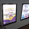 LED Magnetic Movie Photo Frame Advertision Display Light Box Poster Promotion med träfodral Förpackning (50 * 70cm)