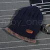 Adulte hiver tricoté chapeau bonnets couleur unie chaud laine tricot casquette fête de noël chapeaux 6 styles RRA4439