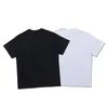 Nefes erkek Işlemeli T-Shirt Ünlü Marka Avrupa ve Amerika'da Rahat Moda Sokak Spor Gömlek Yüksek Kalite Pamuk Rahat Üst Kısa Kollu T2