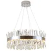 Moderne Crystal Kroonluchter Lampen voor Eetkamer Rechthoek Design Keuken Island Verlichtingsarmaturen Chrome LED Cristal Luster