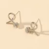 S2097 Fashion Jewelry Geometry Crossed Ear Nail Stud örhängen