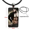 Pendant Necklaces Supernatural Sam Dean Winchester For Valentine'S Day Gift Glass Cabochon Choker Rectangle Necklace Steel Color Jewelry
