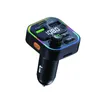 Chargeur de voiture lecteur Mp3 pour Iphone téléphone portable accessoires de voiture fonction mains charge Super rapide 12-24V2472