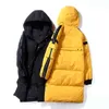 Mężczyźni Harajuku Zima Długie Płaszcze Męskie Streetwear Grube Kurtki Z Długim Rękawem Mężczyzna Hip Hop Parkas Moda Ubrania Płaszcz 4XL 211110