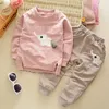 Baby Boy Fall Clothes Set Cartoon Lange Mouw T-shirt + Broek 2 stks Kleding Sets voor Peuter Baby Kids Boys Outfits