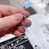 100% 925 Стерлингового серебра Снежинка Снежинка Bountly Bear с Blue Cubic Zirconia подходит для европейских ювелирных украшений в стиле Pandora