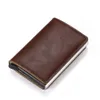 Portefeuille en métal crédit portefeuilles intelligents porte-carte de visite affaires Mini livraison directe homme femmes