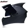 Motorhelmen Winterhelm JIEKAI Full Face Motorbike Double Lens Knight Safety Caps Beschermende kleding