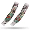 Arms Warmers Arm Sleeves Cover Tattoos Ice Silk Sun Protection Outdoor Sports Riding Tattoo Designs Sleeve for Men Women6086251