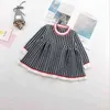 Vestido de invierno para niñas, ropa interior para bebés, vestido para niños, ropa de punto de otoño, vestidos gruesos para adolescentes, tela navideña de alta calidad G1215