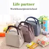 Storage Bags Portable Thermal Lunch Bag Picnic Drink Cold Insulation Organizer Reusable Cooler Oxford Tote Dinner Container