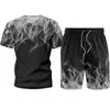 Vêtements de sport de compression pour hommes Costumes Gymnases Vêtements d'entraînement Jogging Sports Set Running Rashguard Survêtement pour hommes Oversize 210722