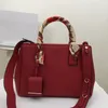 Leder handtaschen frauen umhängetaschen luxus designer tasche echte litsche korn cowhide doppel reißverschluss handtasche hochwertige damen süße einzigartige stil geschenksack