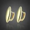 Hoop huggie 2021 clip sur boucles d'oreilles concepteur lignes géométriques géométriques bijoux ovales pour femmes larg personnalité boucles en gros