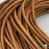 5 METER Natuurlijke Kleur Real Lederen Koord Ronde Touw String Voor DIY Ketting Armband Sieraden Koord Dia 1 / 1,5 / 2 / 3mm 1954 Q2