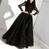 Casual Dresses Formal Evening Prom Peading for Women Women Party Long 2021 Oneck Light Black Ball Glowlength Cloth4178260