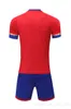 Voetbalshirt voetbalpakketten kleur blauw wit zwart rood 258562287