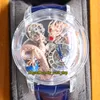 Eternity Horloges RRF Laatste AT125.80.Dr.ua.b Epic X Chrono Skeleton 3D Rose Gold Dragon Pattern Dial Swiss Quartz Mens Watch Crystal Case Blue Band Original Box Verpakking