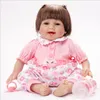 22 pollici silicone sorridente neonati rinato giocattolo fatto a mano ragazza nata bambola che sembra vero bambino rinato bambini compleanno regalo di natale