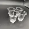 6 pièces feuilles cristal clair tasses à thé résistant à la chaleur ensemble verre Kung Fu maison boire Shoot verres cadeaux 50 ml